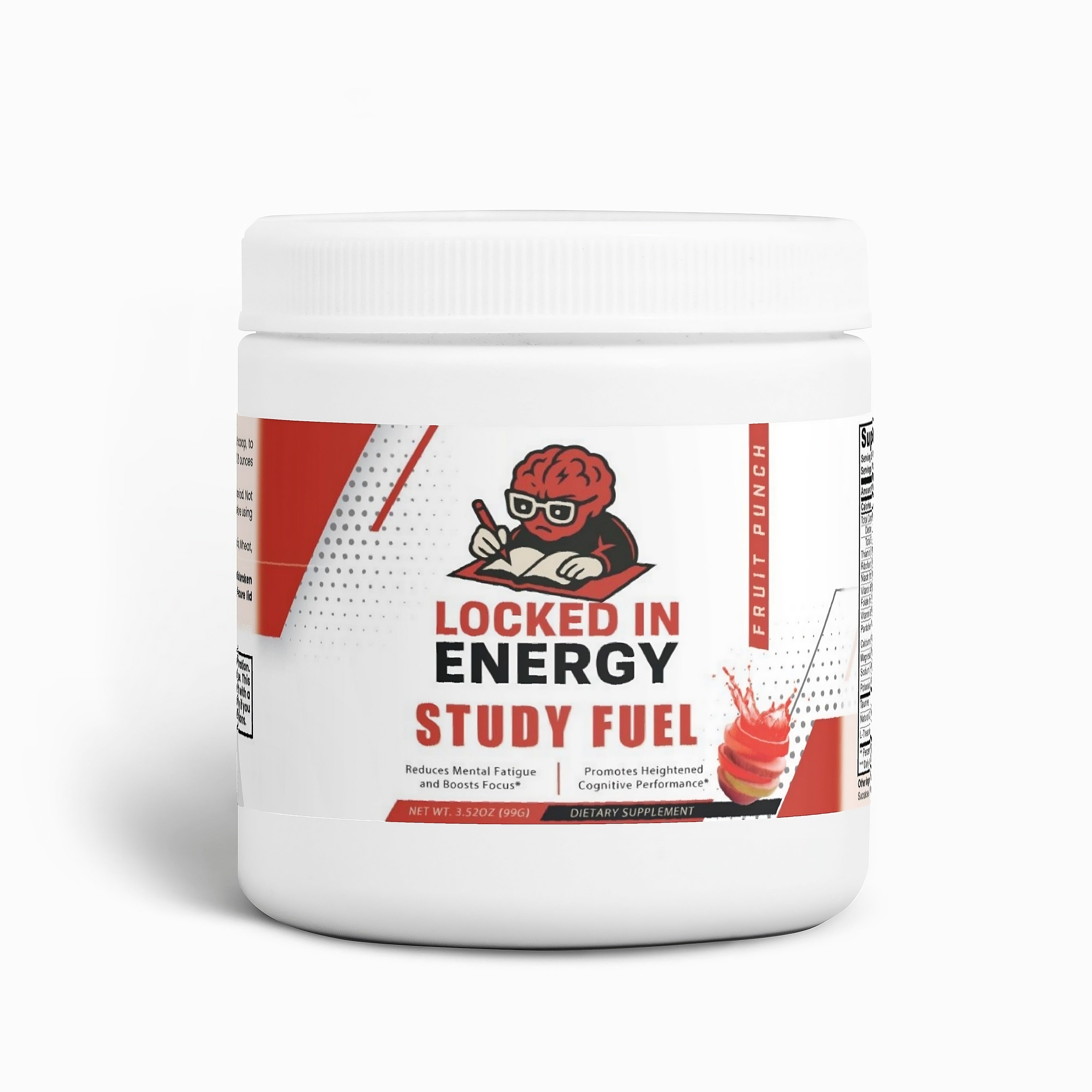 Locked In Energy Study Fuel Powder Fruit Punch