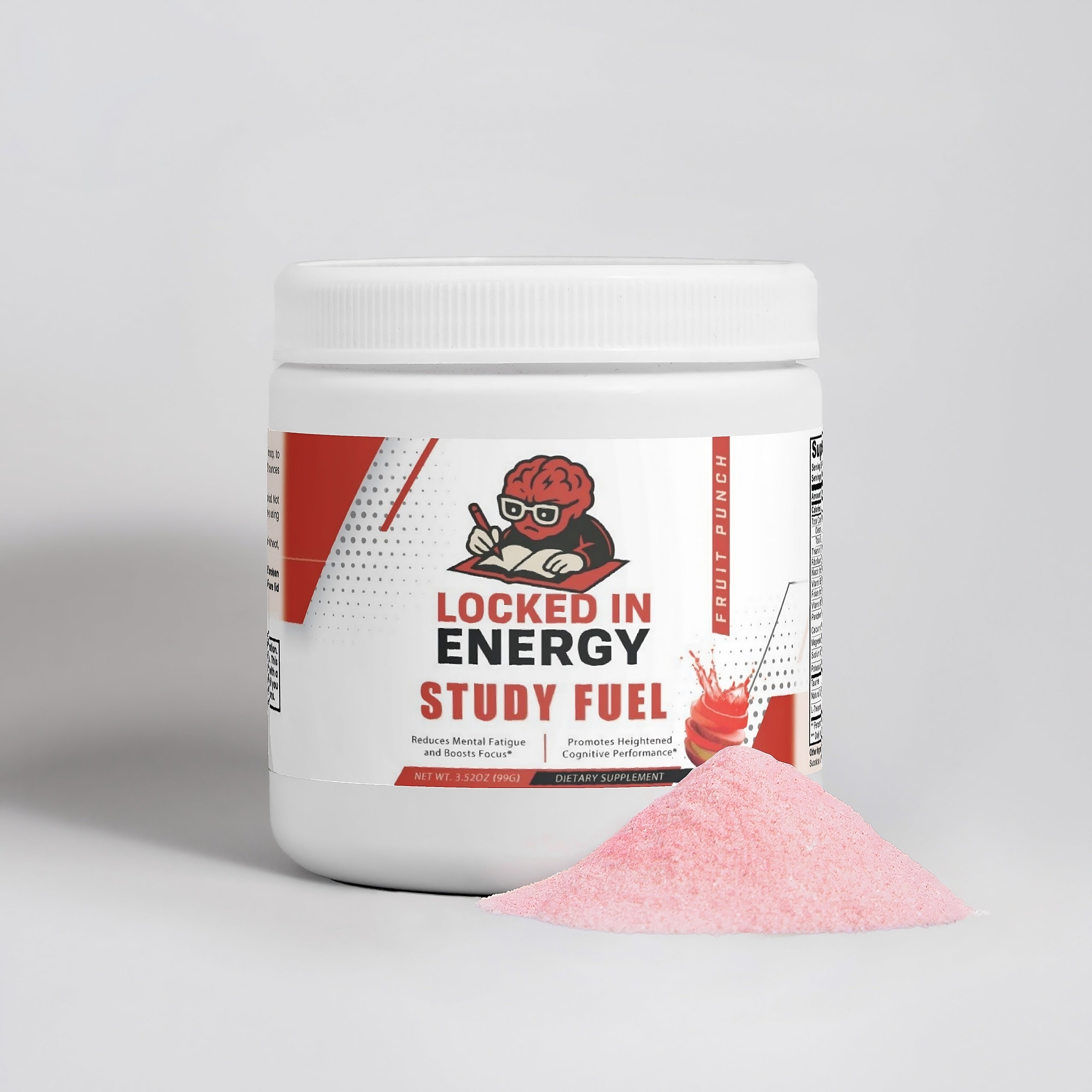 Locked In Energy Study Fuel Powder Fruit Punch